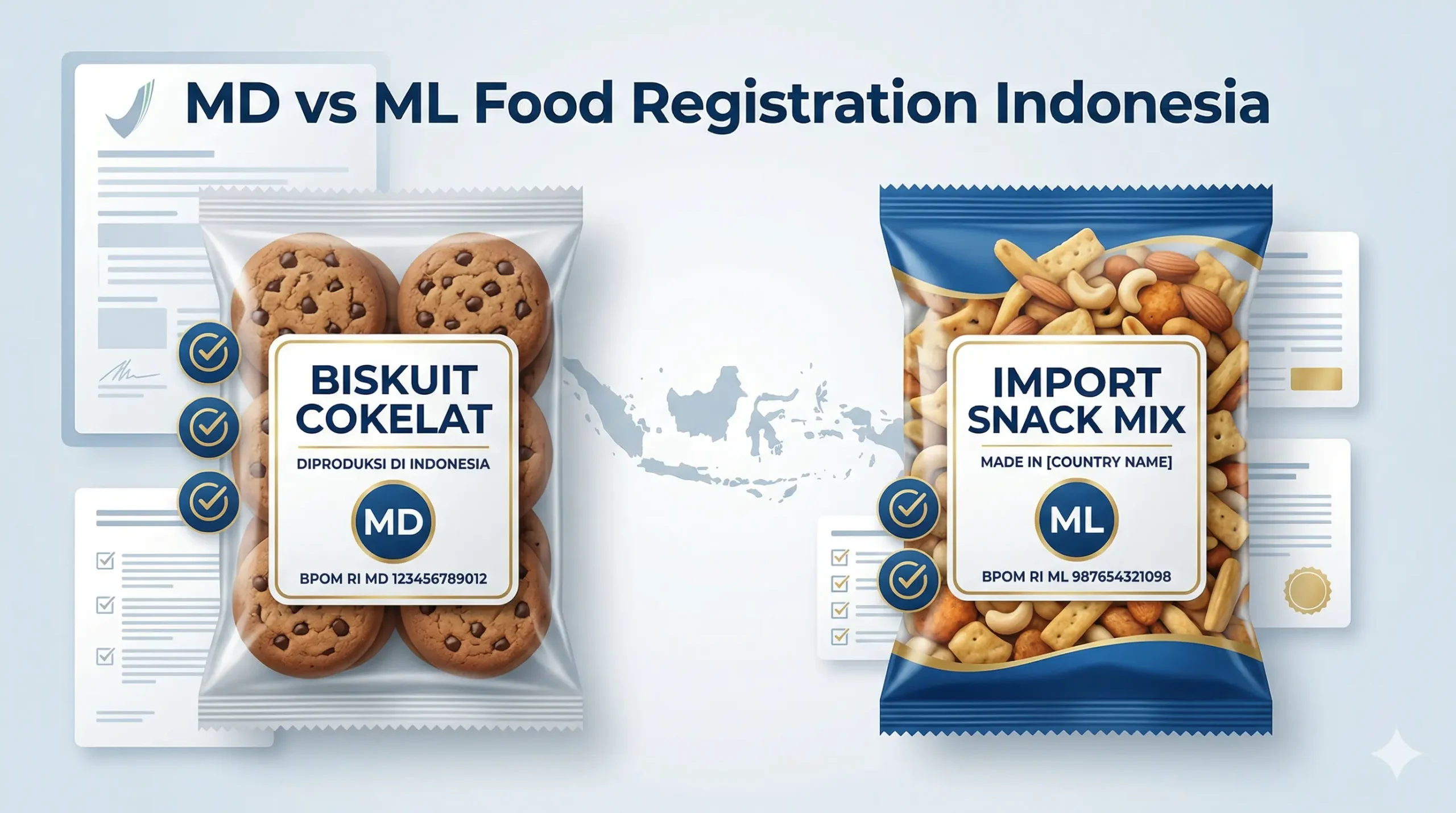 MD vs ML food registration Indonesia